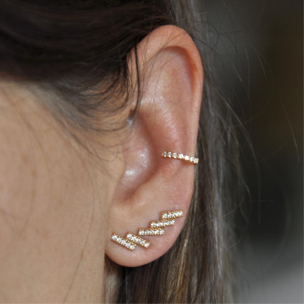 Gold&roses Ear Cuff Lobe Spin Grandes descuentos