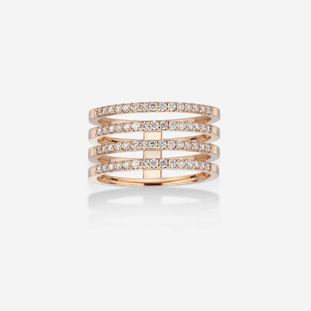 Gold&roses ANILLO 4 HALF BAND L