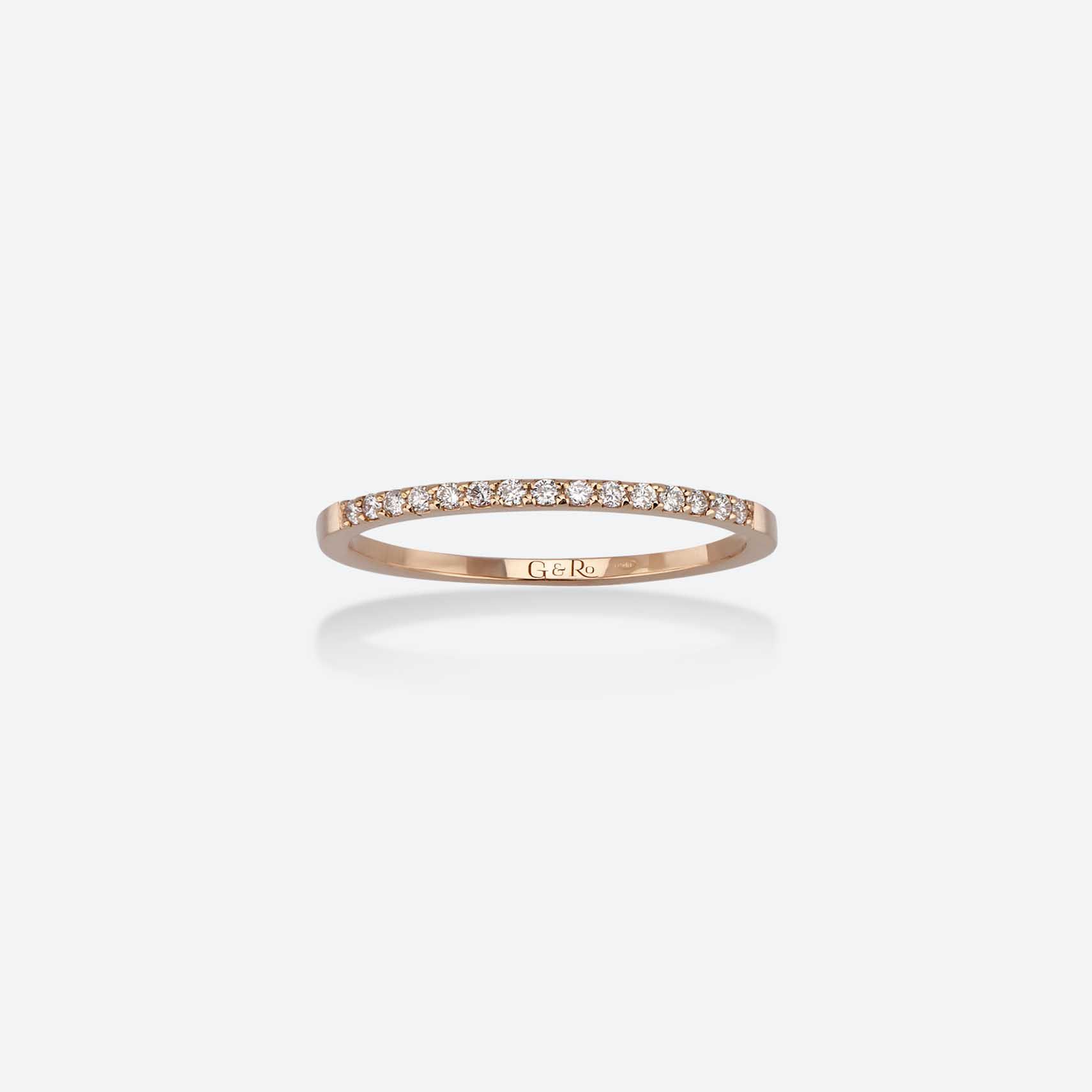 Gold&roses ANILLO HALF BAND L