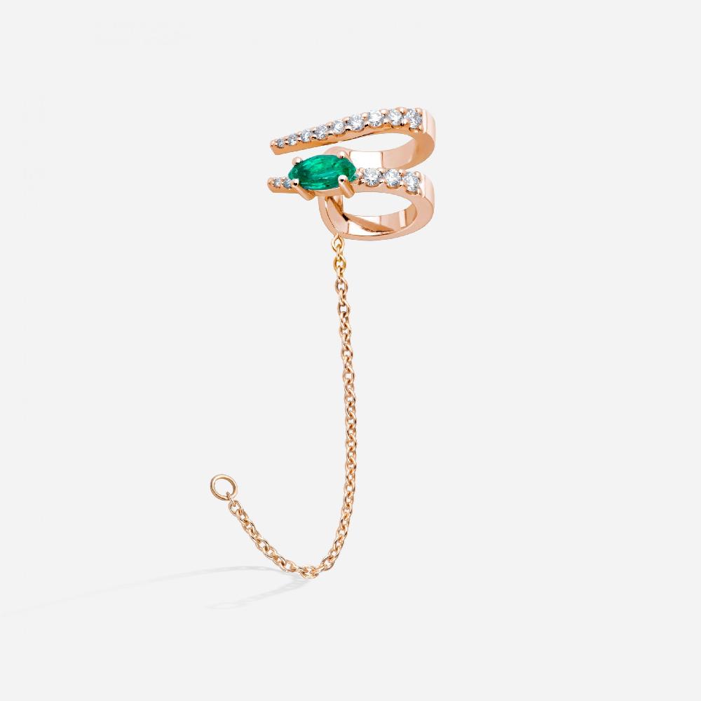 Gold&roses Ear Cuff Jardín de Aire