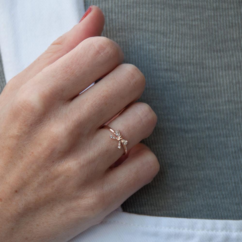 Gold&roses Anillo Ruban Lady B Precio ultrabajo