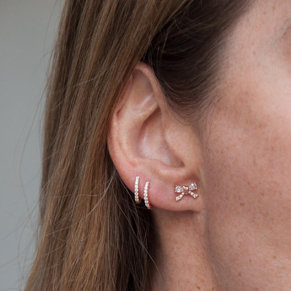 Gold&roses Pendientes Ruban Lady B Venta caliente