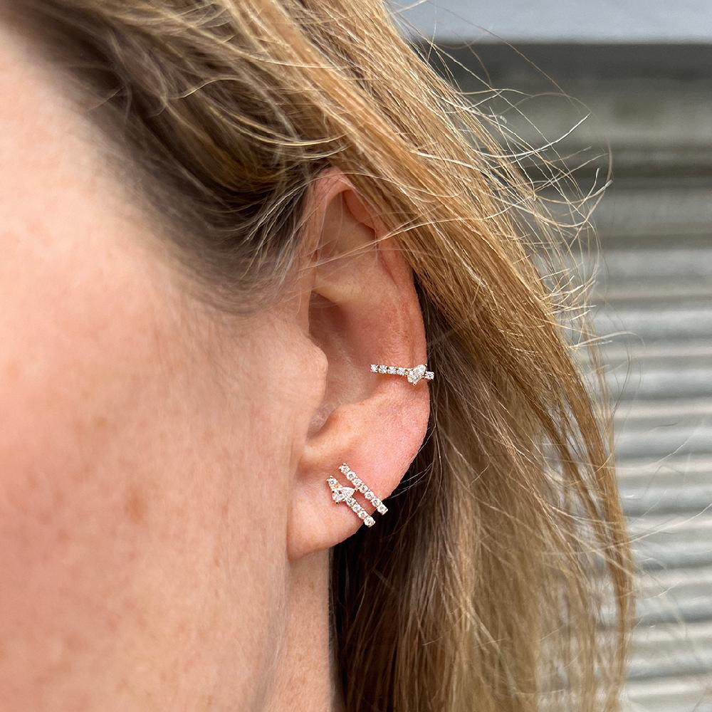 Gold&roses Ear Cuff HÉRITÉ Rebajas online