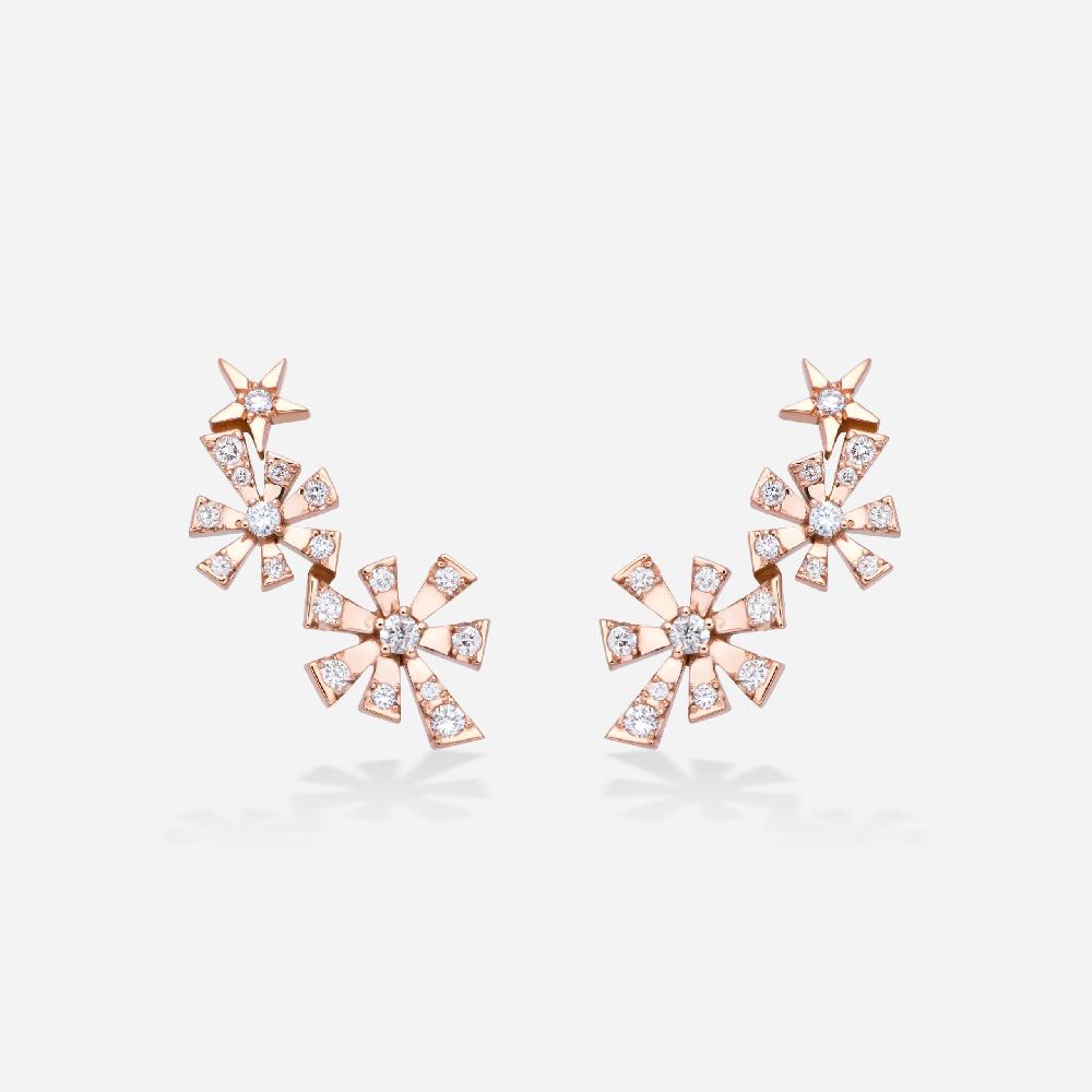 Gold&roses Pendientes Luzia 2 Stars
