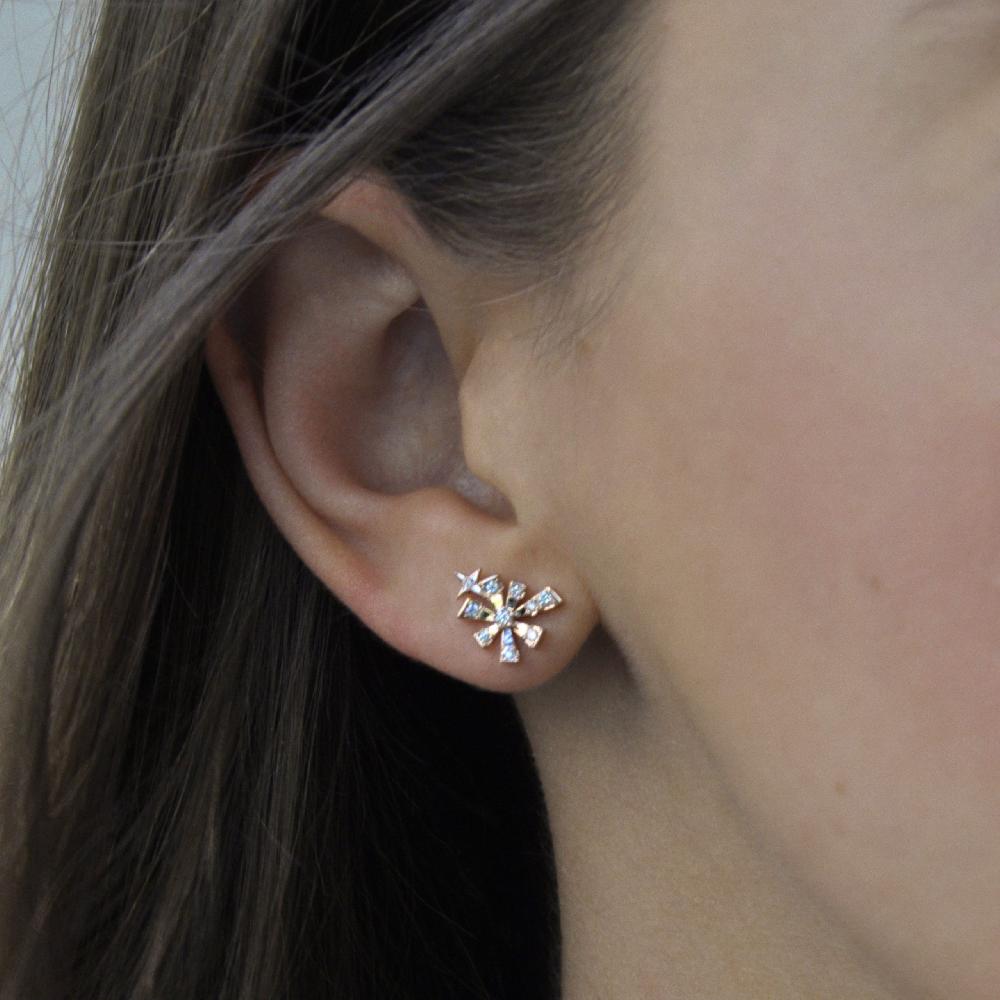 Gold&roses Pendientes Luzia 1 Star Envío gratis