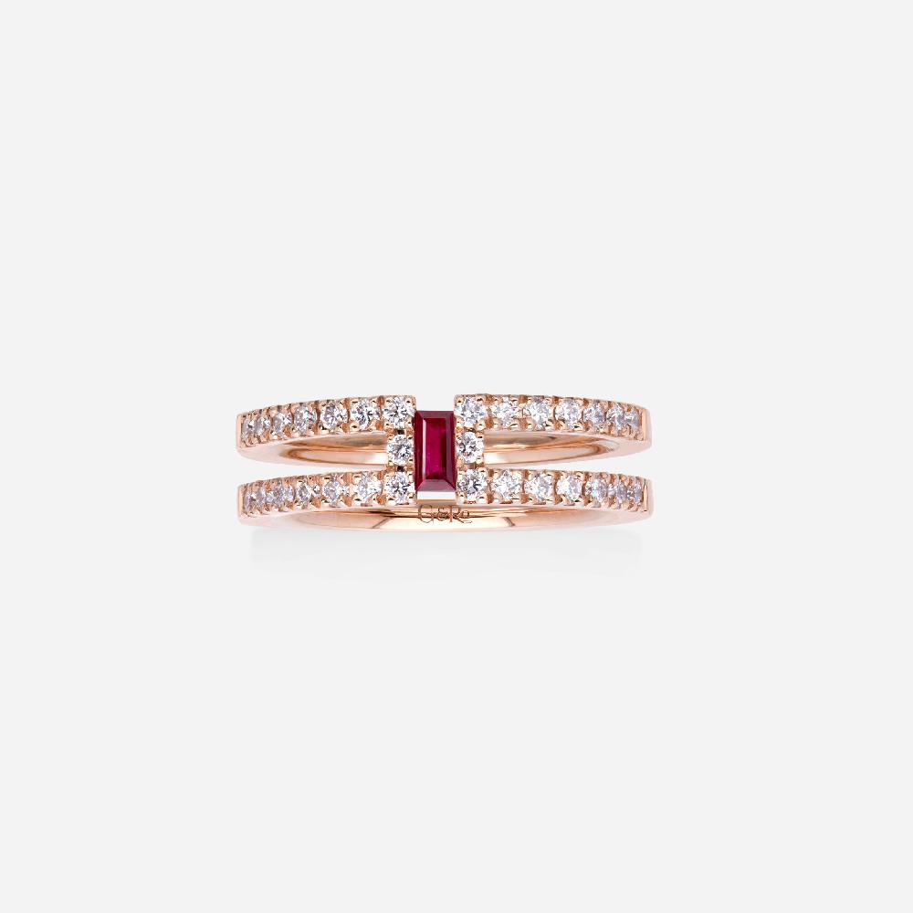 Gold&roses Anillo H I am Red