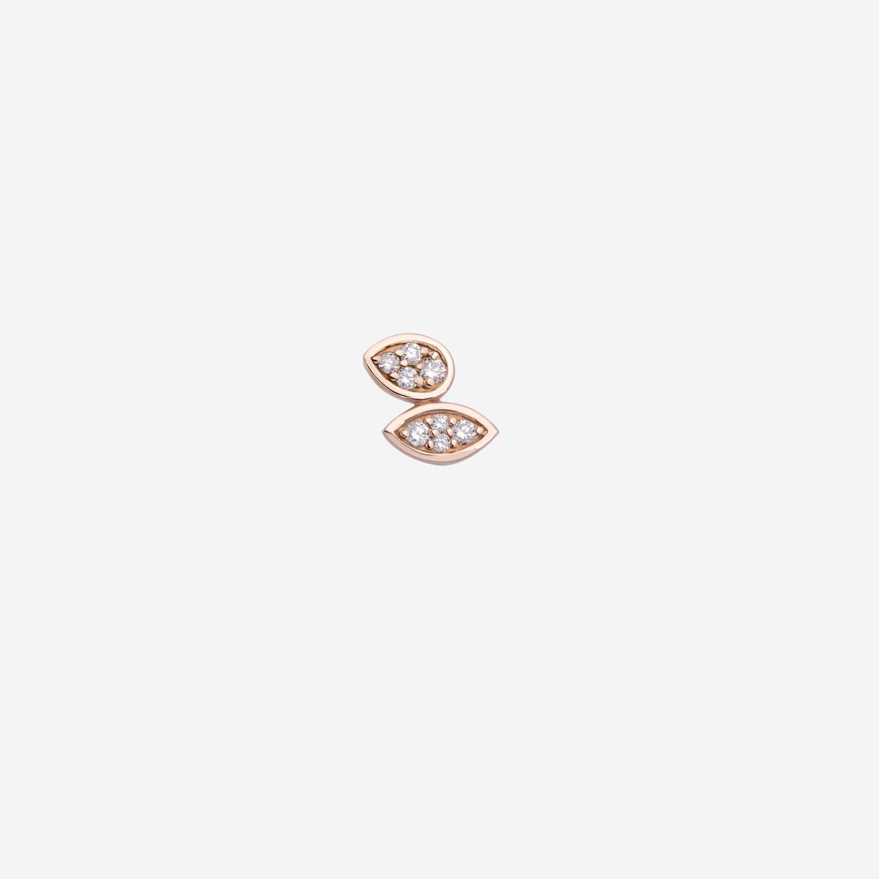 Gold&roses Pendiente Marquise&Co. Double Stud Ofertas de temporada