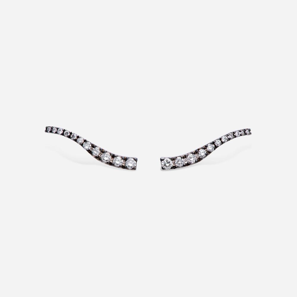 Gold&roses Pendientes Sasa Crawler