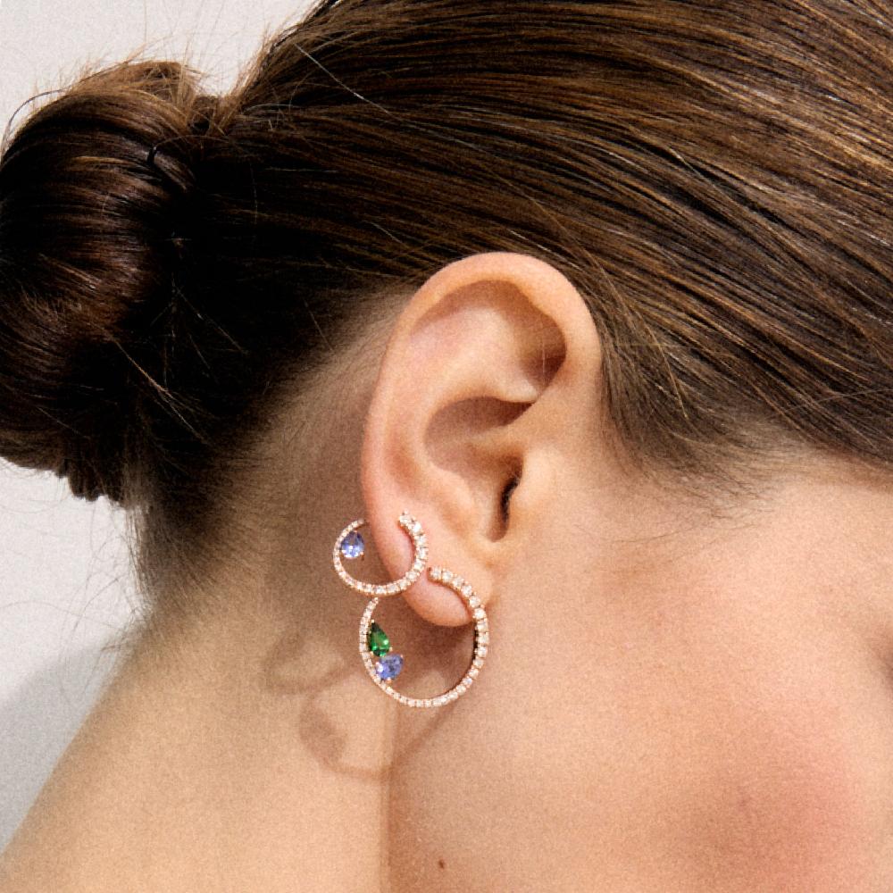 Gold&roses Pendientes Sasa L Color Oferta especial