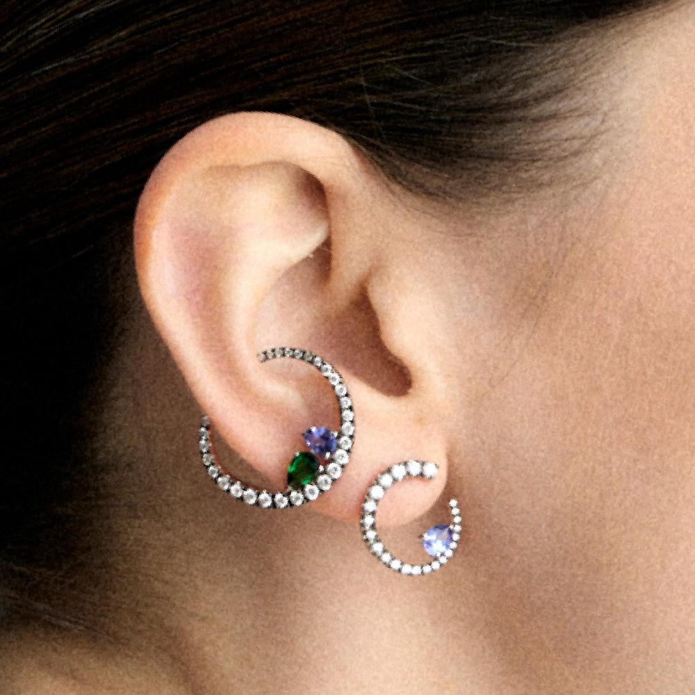 Gold&roses Pendientes Sasa M Tanzanitas COMPRAR AHORA