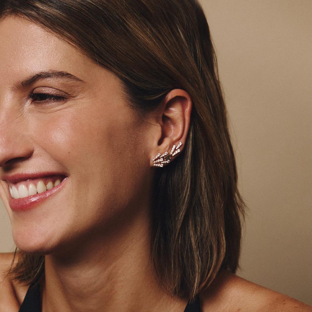 Gold&roses Pendientes Smoky Club M Cuarzo En oferta