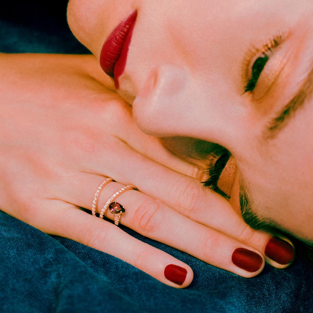 Gold&roses Anillo D’Amour I am Red En línea