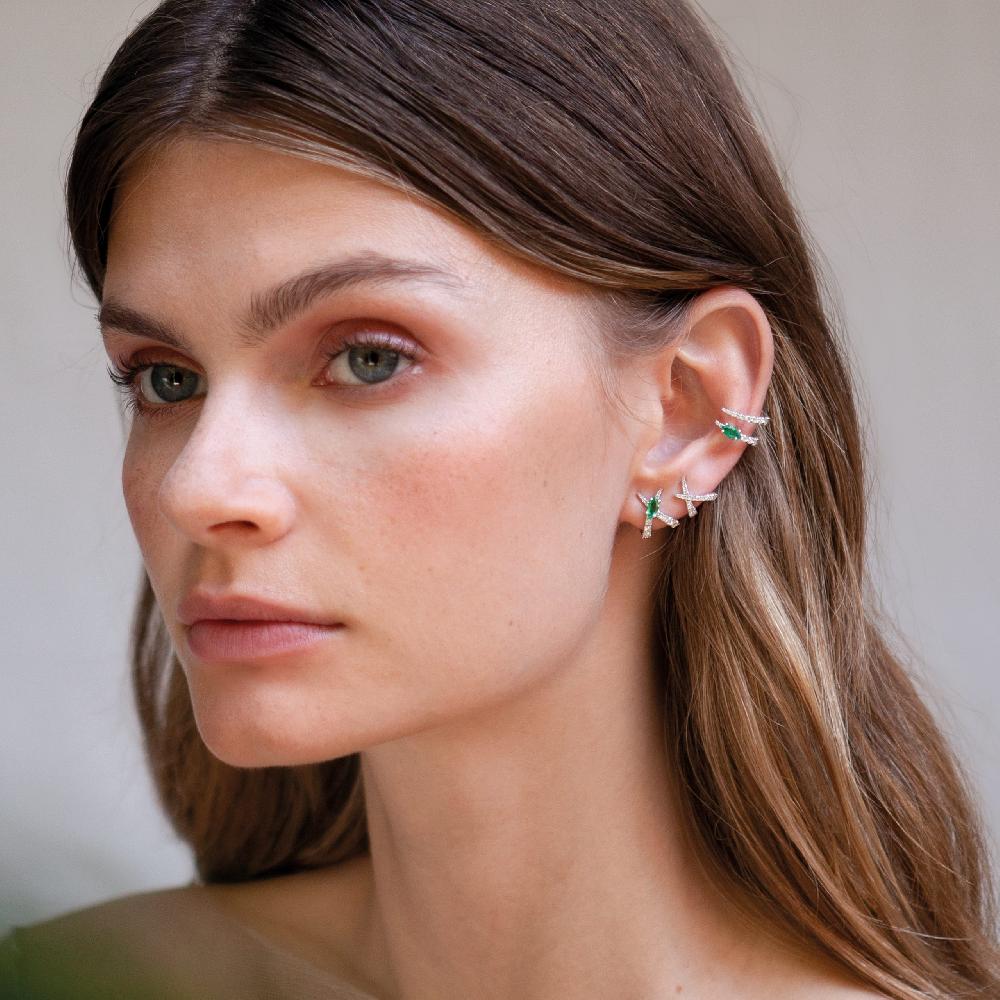 Gold&roses Ear Cuff Jardín de Aire Ofertas