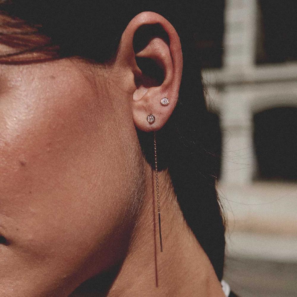 Gold&roses Pendiente Marquise&Co. Round Stud Tienda