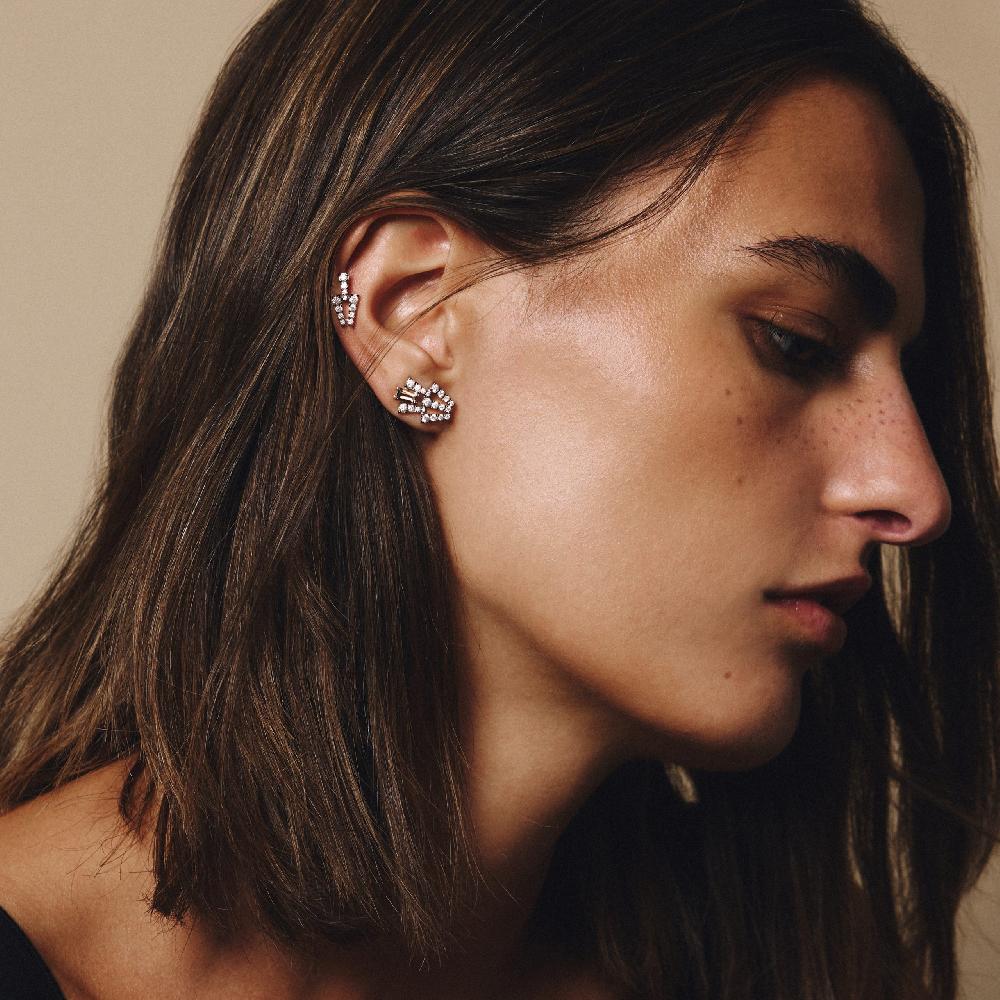 Gold&roses Pendientes Smoky Club XS 2025