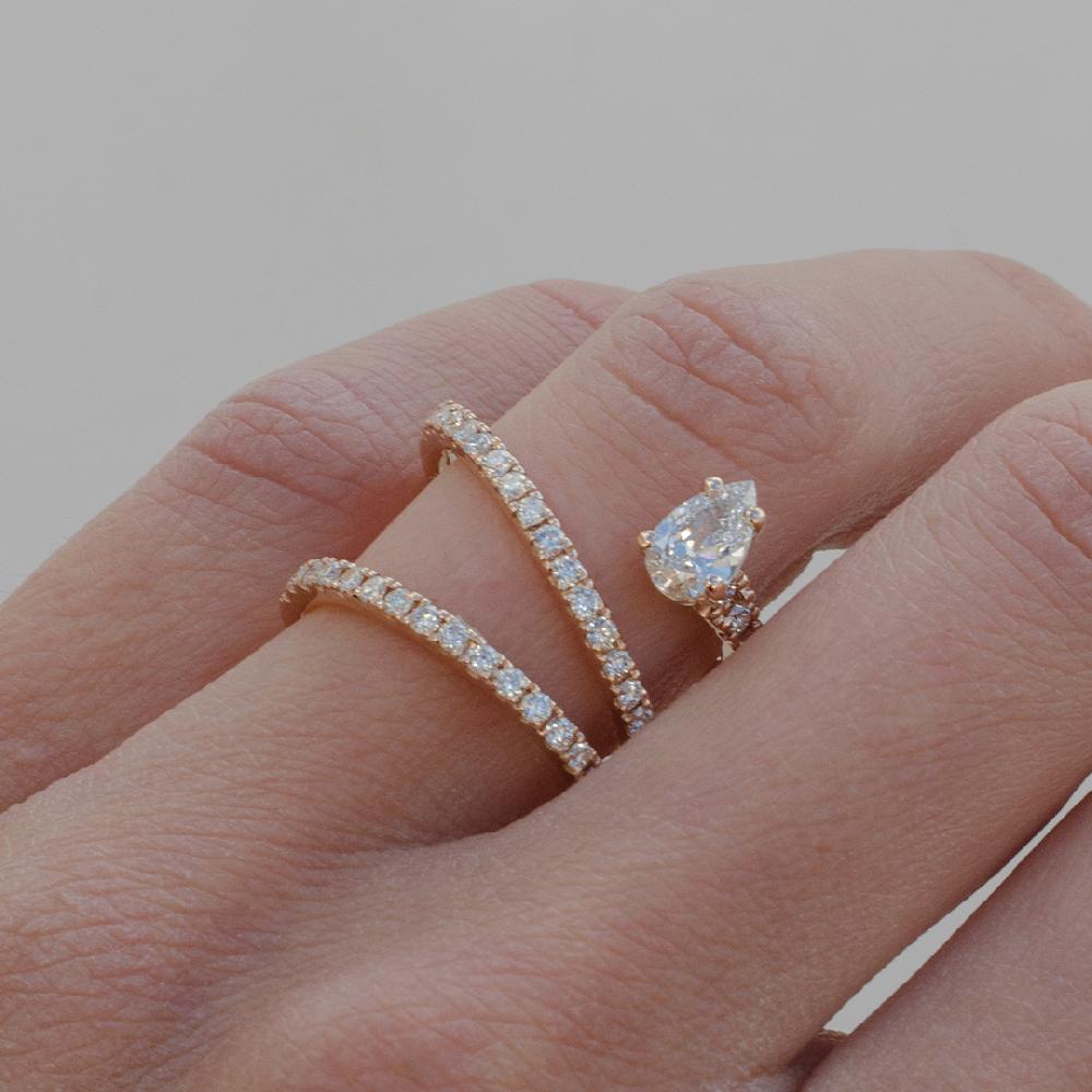 Gold&roses Anillo D’Amour Venta caliente
