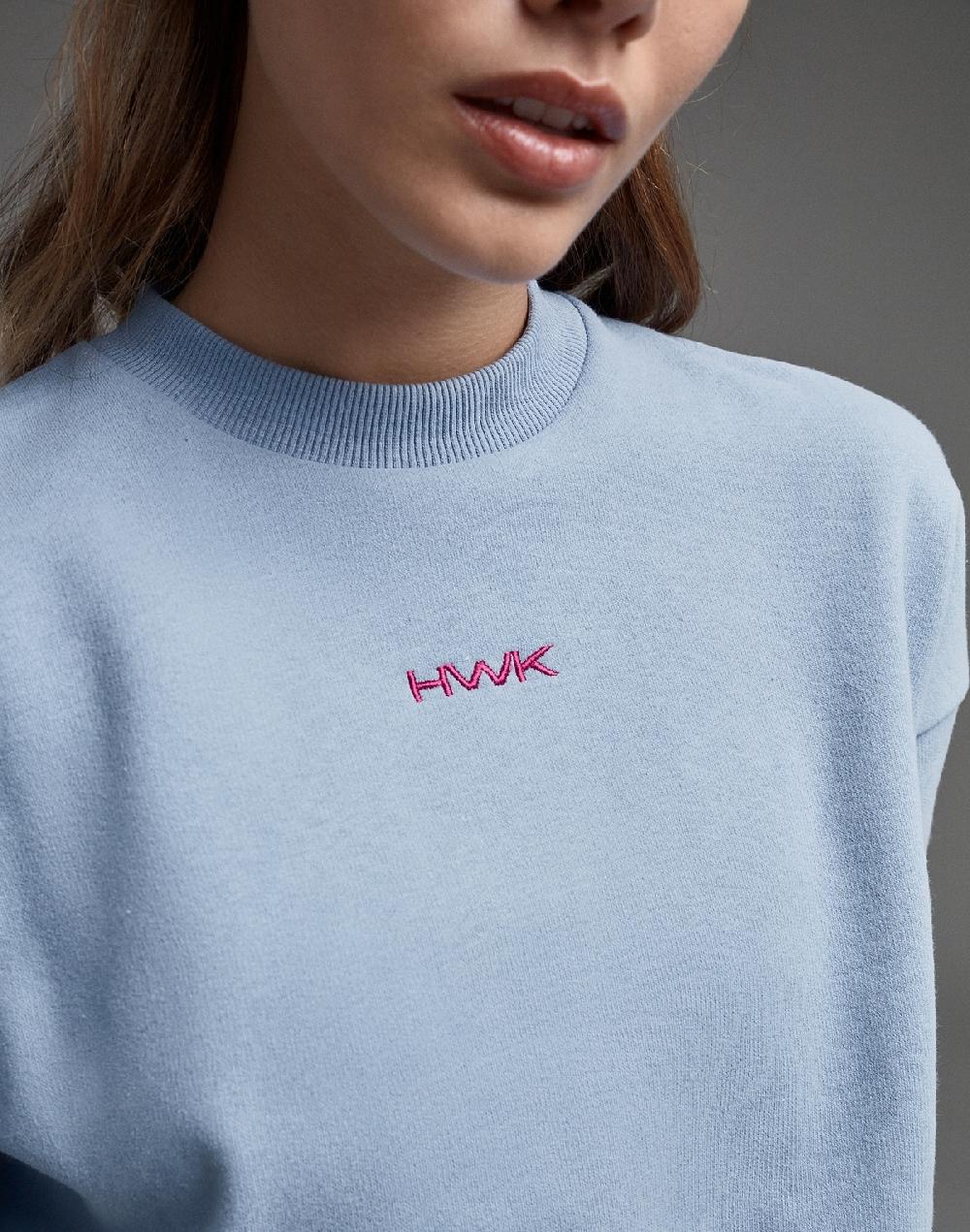 Hawkers MEX CROP SWEATSHIRT BLUE Rebajas baratas