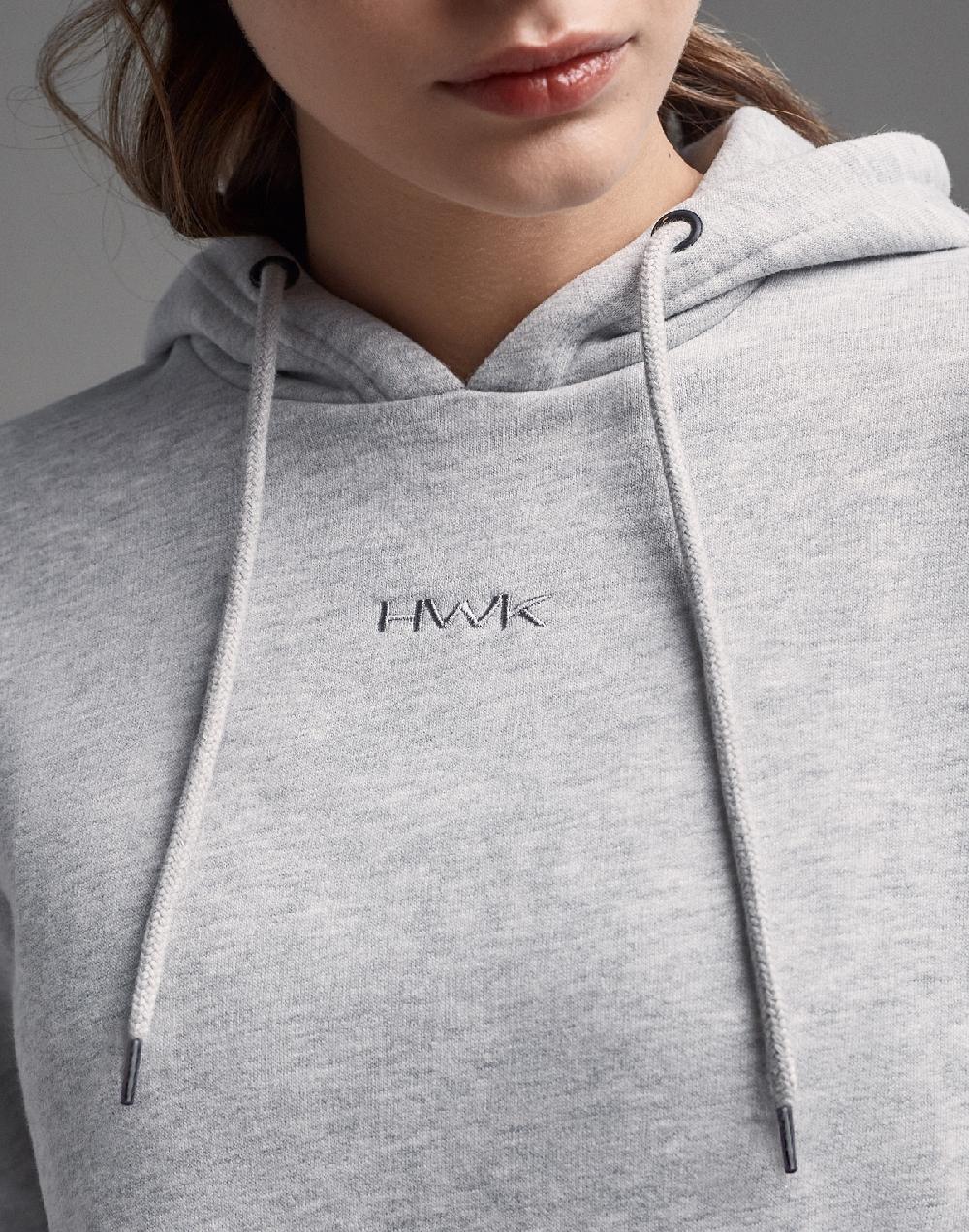 Hawkers FRA CROP HOODIE GREY Oferta especial