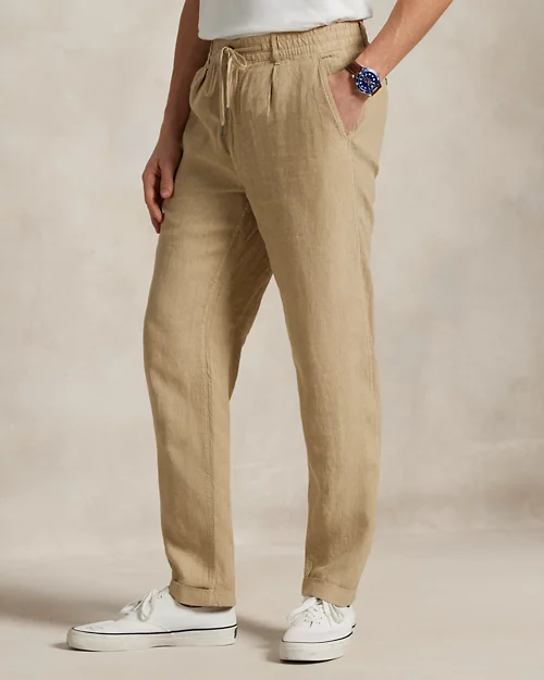 lauren ralph lauren Pantalón de lino Slim Tapered Fit para hombre | Ralph Lauren® ES Envío gratis