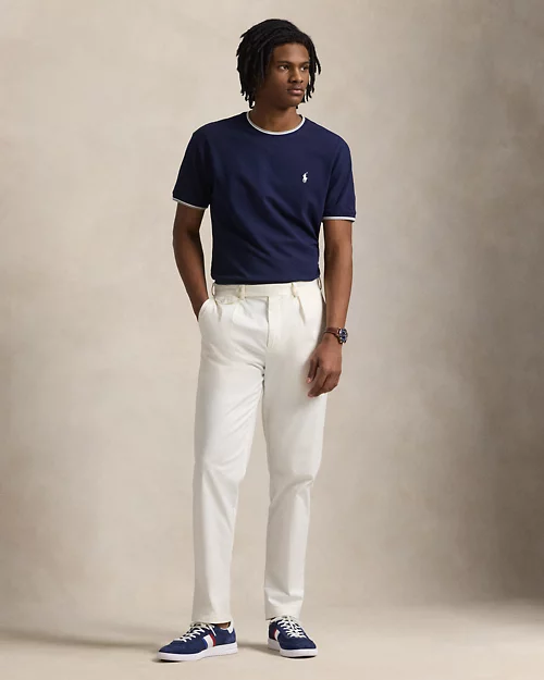 lauren ralph lauren Camiseta de piqué elástico Classic Fit para hombre | Ralph Lauren® ES Últimos 3 días