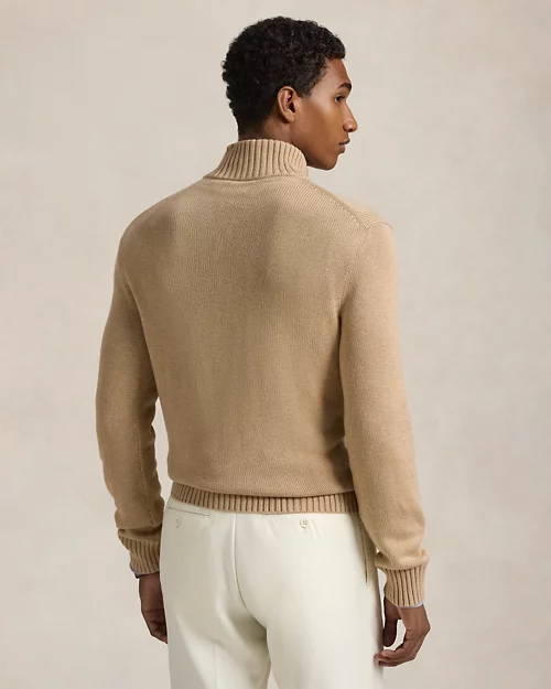 lauren ralph lauren Jersey de algodón con cremallera corta para hombre | Ralph Lauren® ES COMPRAR AHORA