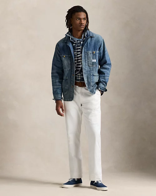 lauren ralph lauren Chaqueta funcional vaquera para hombre | Ralph Lauren® ES ÚLTIMAS EDICIONES