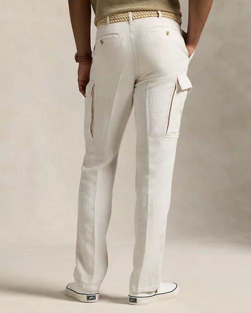 lauren ralph lauren Pantalón cargo de lino Slim Tapered Fit para hombre | Ralph Lauren® ES Últimos 2 días