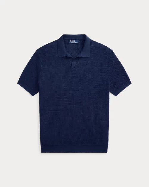 lauren ralph lauren Jersey de lino en punto de piqué para hombre | Ralph Lauren® ES Último día