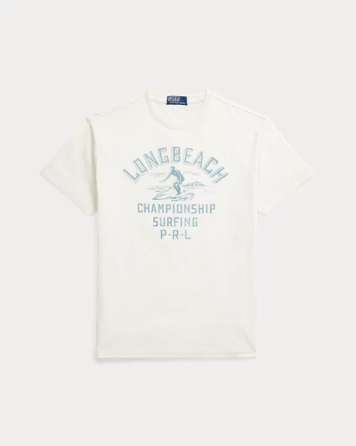 lauren ralph lauren Camiseta de punto Classic Fit estampada para hombre | Ralph Lauren® ES Precio de fábrica