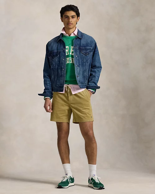 lauren ralph lauren Pantalón corto prepster Polo de pana para hombre | Ralph Lauren® ES