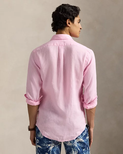 lauren ralph lauren Camisa de lino Custom Fit para hombre | Ralph Lauren® ES Ahorra y exporta