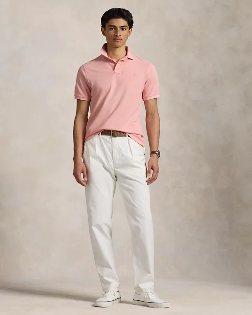lauren ralph lauren Polo de piqué teñido Custom Slim Fit para hombre | Ralph Lauren® ES Última moda