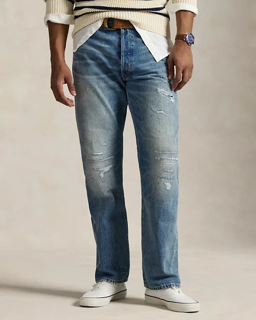 lauren ralph lauren Jeans desgastados Vintage Classic para hombre | Ralph Lauren® ES Devoluciones gratuitas