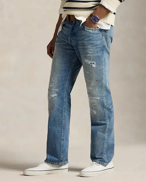 lauren ralph lauren Jeans desgastados Vintage Classic para hombre | Ralph Lauren® ES Devoluciones gratuitas