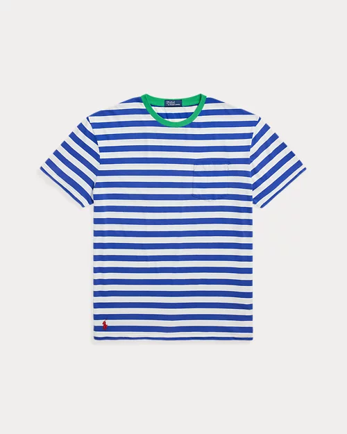 lauren ralph lauren Camiseta de punto Classic Fit con rayas para hombre | Ralph Lauren® ES Descuento