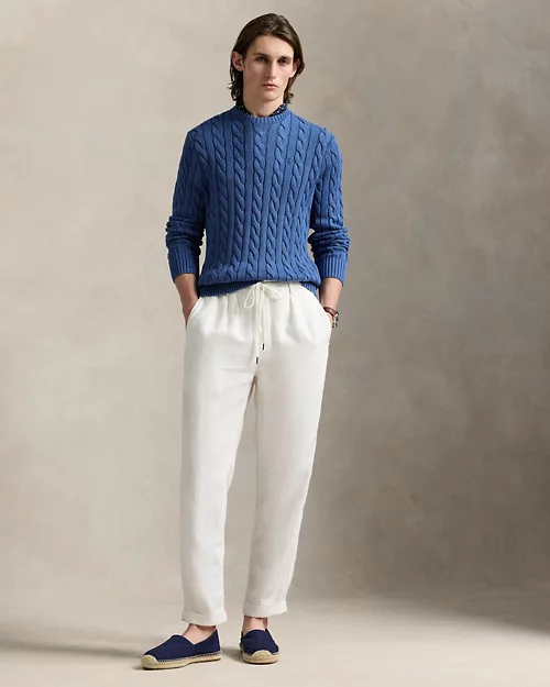 lauren ralph lauren Jersey de algodón teñido en prenda para hombre | Ralph Lauren® ES Tienda