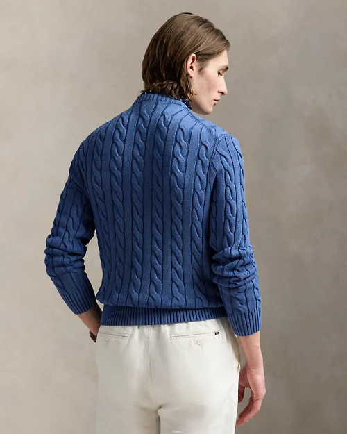 lauren ralph lauren Jersey de algodón teñido en prenda para hombre | Ralph Lauren® ES Tienda