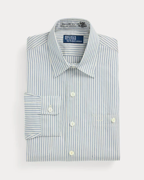 lauren ralph lauren Camisa de trabajo con rayas Classic Fit para hombre | Ralph Lauren® ES Liquidación