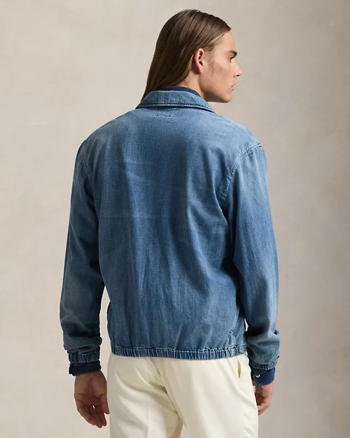 lauren ralph lauren La chaqueta Bayport de denim en índigo para hombre | Ralph Lauren® ES Rebajas online