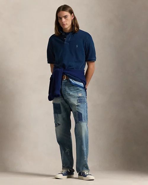 lauren ralph lauren Polo de piqué Classic Fit índigo para hombre | Ralph Lauren® ES Rebajas top