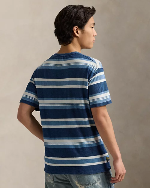 lauren ralph lauren Camiseta de algodón y lino con rayas para hombre | Ralph Lauren® ES Envío gratis