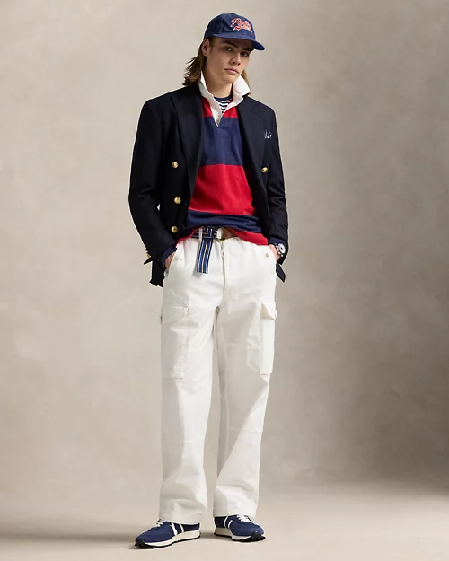 lauren ralph lauren Camiseta de rugby con rayas Classic Fit para hombre | Ralph Lauren® ES ÚLTIMAS EDICIONES