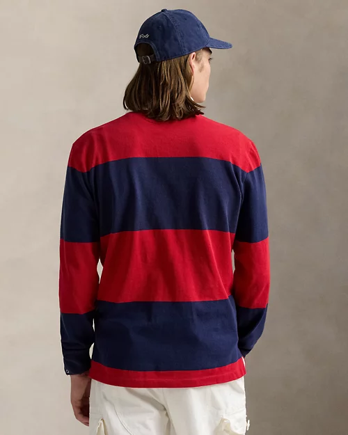 lauren ralph lauren Camiseta de rugby con rayas Classic Fit para hombre | Ralph Lauren® ES ÚLTIMAS EDICIONES