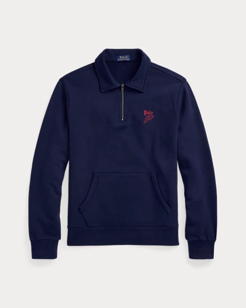 lauren ralph lauren Sudadera de rizo con cremallera corta para hombre | Ralph Lauren® ES Precio de fábrica