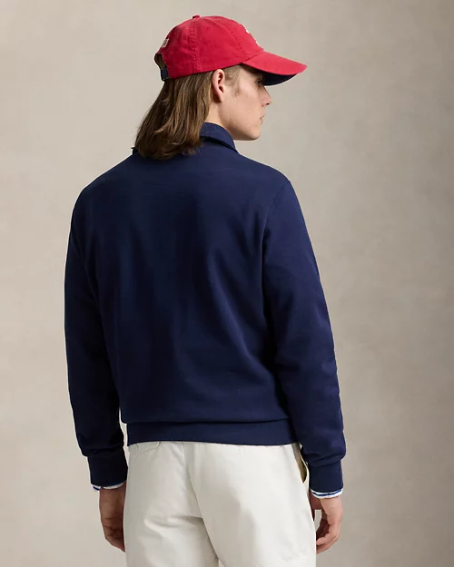 lauren ralph lauren Sudadera de rizo con cremallera corta para hombre | Ralph Lauren® ES Precio de fábrica