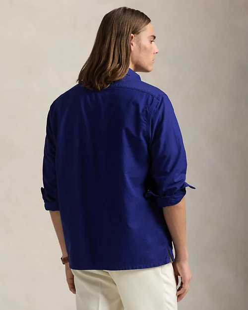 lauren ralph lauren Sobrecamisa oxford teñida en prenda para hombre | Ralph Lauren® ES Solo hoy