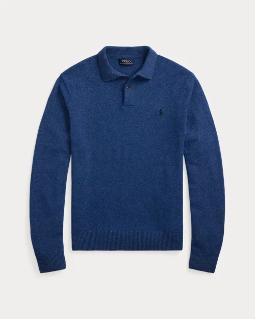 lauren ralph lauren Jersey de lana y algodón con cuello polo para hombre | Ralph Lauren® ES Oferta especial de fábrica