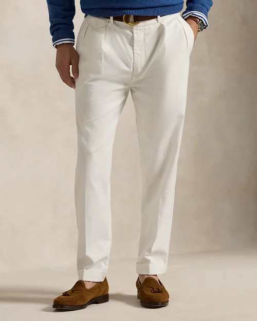 lauren ralph lauren Pantalón de sarga Slim Tapered Fit para hombre | Ralph Lauren® ES Promoción trimestral