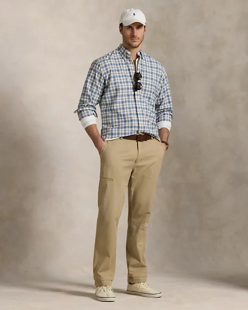 lauren ralph lauren Camisa oxford de cuadros para hombre | Ralph Lauren® ES Solo queda un día