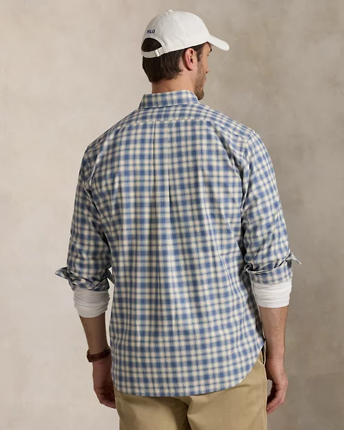 lauren ralph lauren Camisa oxford de cuadros para hombre | Ralph Lauren® ES Solo queda un día